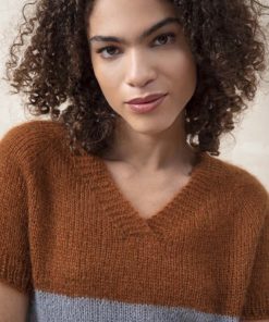 Strickset V-Pullunder Top Down Aus Lace Von Lang Yarns 4 901 048 004 D1