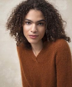 Strickset V-Pullover Top Down Aus Lace Lamé Von Lang Yarns 4 901 048 005 D1