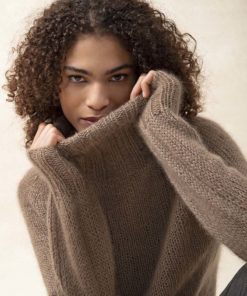 Strickset Pullover Mit Rollkragen Top Down Aus Lace Von Lang Yarns 5 901 048 006 D1