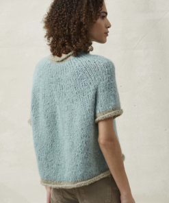 Strickset Kurzarm-Pullover Top Down Aus Suri Alpaca Von Lang Yarns 6 901 048 009 D2