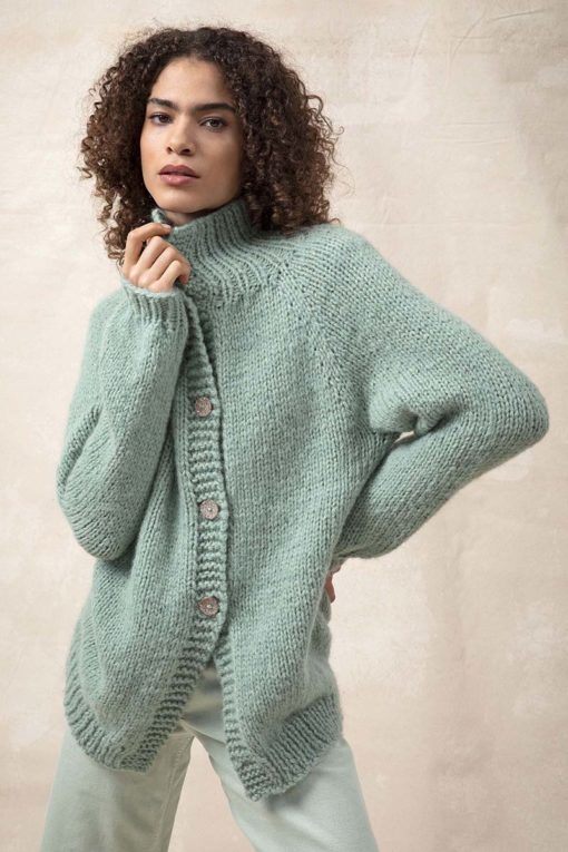 Strickset Jacke Top Down Aus Suri Alpaca Und Carpe Diem Von Lang Yarns