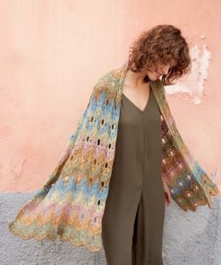 Strickset Schultertuch aus Paradise von Lang Yarns