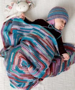 Strickset Decke Aus Merino 200 Bebe Color Von Lang Yarns 3 901 054 005 D1