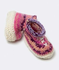 Strickset Schühchen aus Merino 200 Bebe und Merino 200 Bebe Color von Lang Yarns