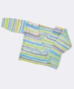 Strickset Wickeljacke aus Merino 200 Bebe Color von Lang Yarns