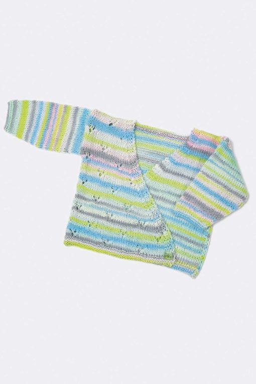 Strickset Wickeljacke Aus Merino 200 Bebe Color Von Lang Yarns
