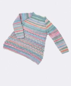 Strickset Kleidchen aus Merino 200 Bebe Color von Lang Yarns