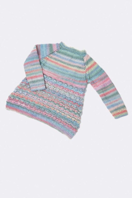Strickset Kleidchen Aus Merino 200 Bebe Color Von Lang Yarns