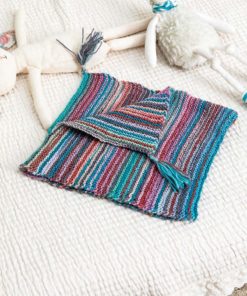 Strickset Poncho Aus Merino 200 Bebe Color Von Lang Yarns 3 901 054 014 D1