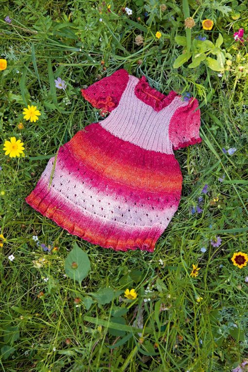 Strickset Kleid Mit Höschen Aus Baby Cotton Color Von Lang Yarns
