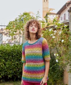 Strickset Kurzarmpullover aus Linello von Lang Yarns