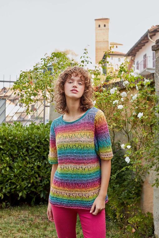 Strickset Kurzarmpullover Aus Linello Von Lang Yarns
