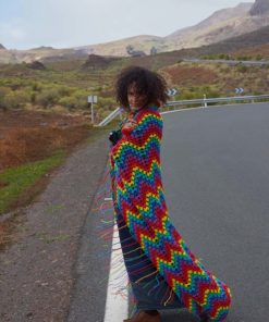 Strickset Decke aus Poseidon von Lang Yarns
