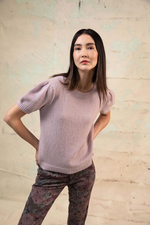 Strickset Kurzarmpullover Aus Cashmere Lace Und Cashmere Dreams Von Lang Yarns