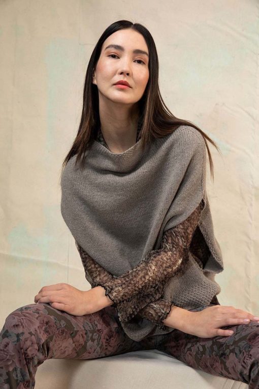Strickset Pullunder Top Down Aus Cashmere Premium Von Lang Yarns