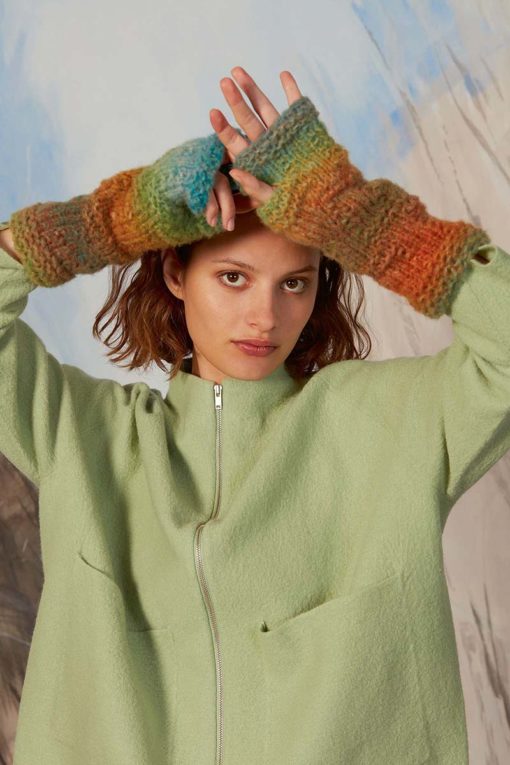 Strickset Fingerlose Handschuhe Aus Orion Von Lang Yarns