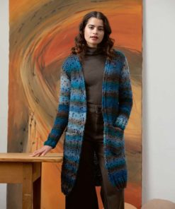 Strickset Jacke aus Cloud Tweed von Lang Yarns