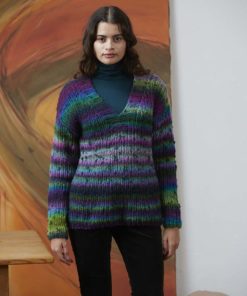 Strickset Kurzer Pullover Aus Cloud Tweed Von Lang Yarns 6 901 062 002 D2