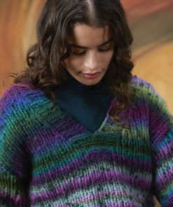 Strickset Kurzer Pullover Aus Cloud Tweed Von Lang Yarns 7 901 062 002 D3
