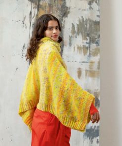 Strickset Cape aus Cloud Tweed von Lang Yarns
