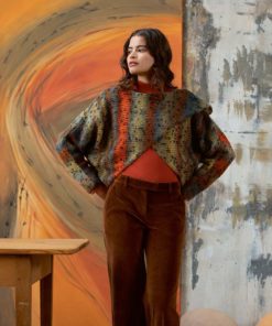 Strickset Boleropullover aus Cloud Tweed von Lang Yarns