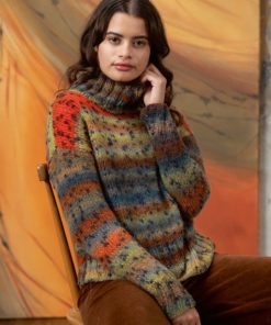 Strickset Pullover aus Cloud Tweed von Lang Yarns