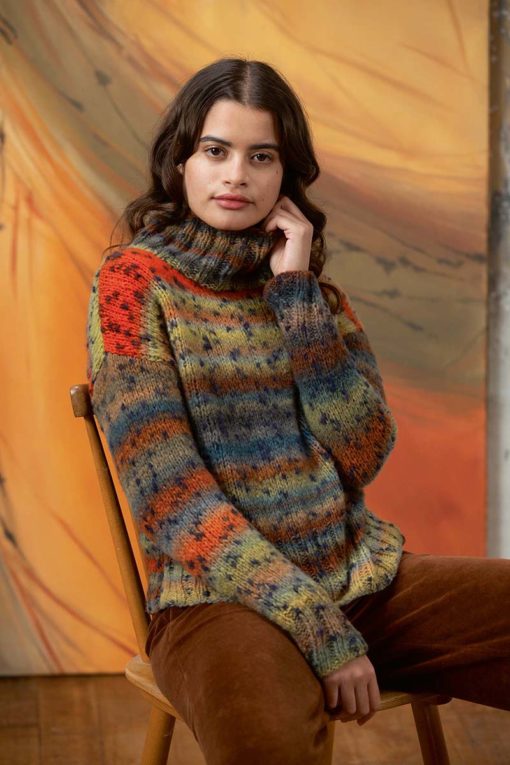 Strickset Pullover Aus Cloud Tweed Von Lang Yarns