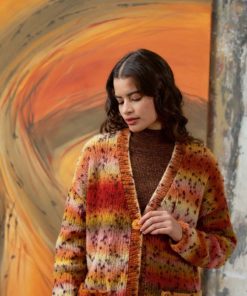 Strickset Lange Jacke Aus Cloud Tweed Von Lang Yarns 5 901 062 011 D1