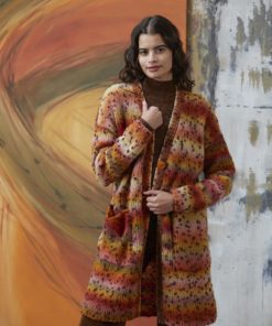 Strickset Lange Jacke Aus Cloud Tweed Von Lang Yarns 7 901 062 011 D3