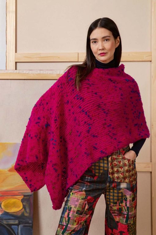 Strickset Cape Aus Phoenix Tweed Von Lang Yarns