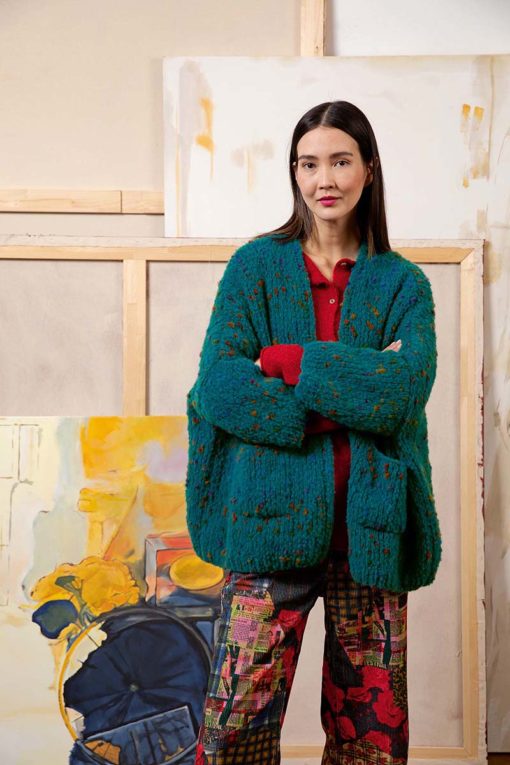 Strickset Jacke Aus Phoenix Tweed Von Lang Yarns