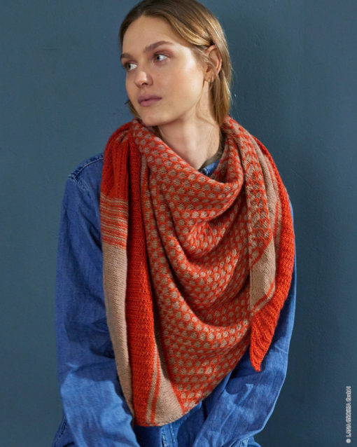 Strickset Country Love Dreieckstuch Aus Ecopuno Von Lana Grossa