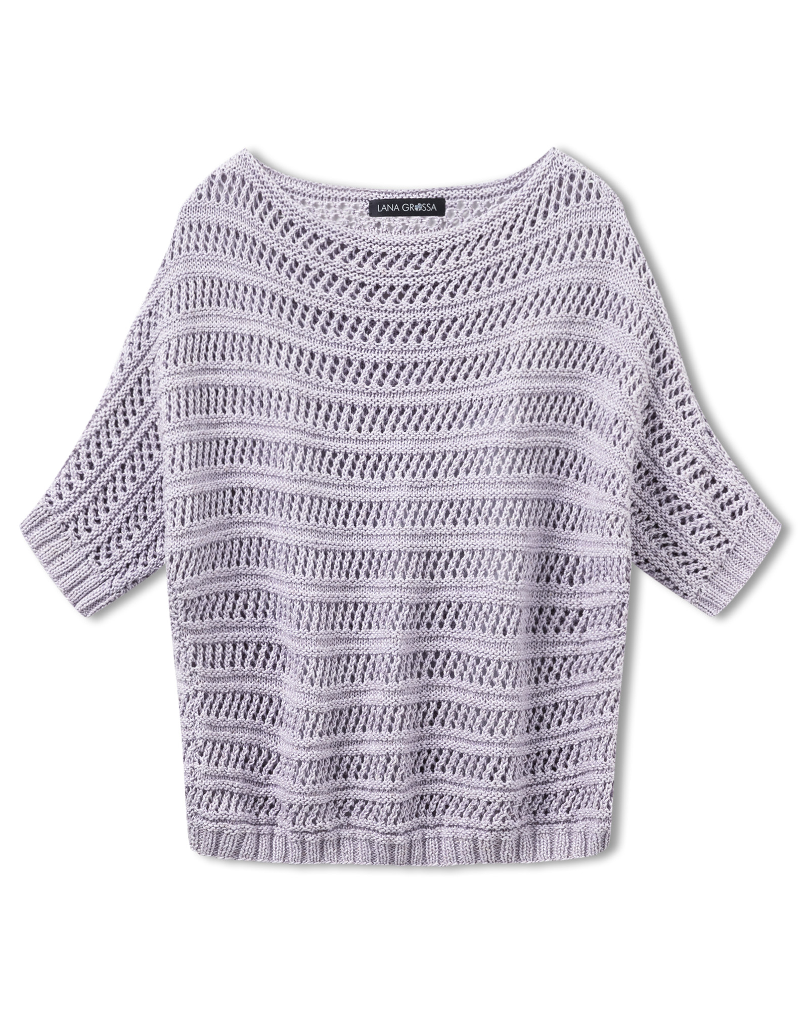 Strickset Sommerliches Ajour Shirt Aus Linarte Von Lana Grossa 2 Strickset Sommerliches Ajour Shirt Aus Linarte Von Lana Grossa – Bild 2