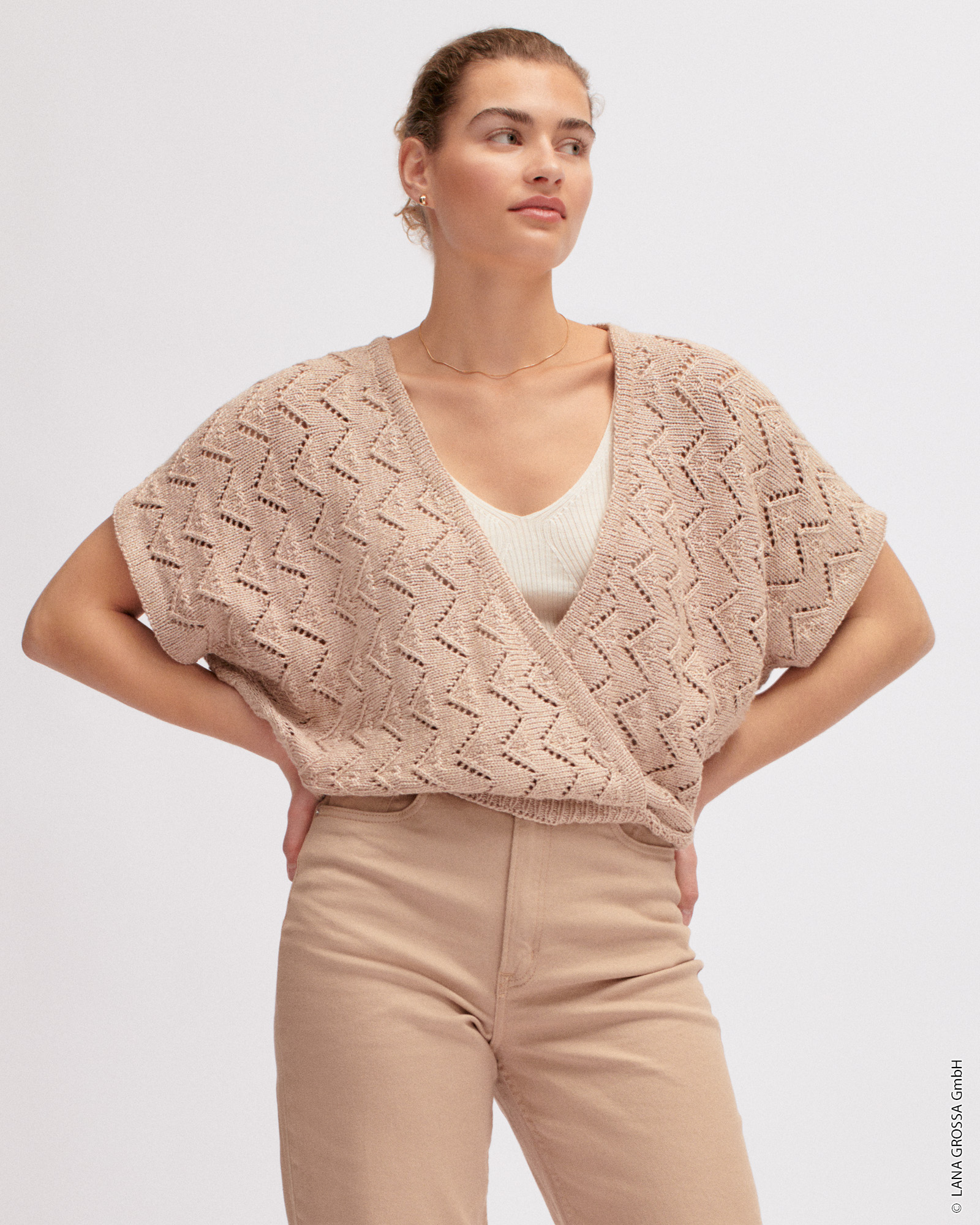 Strickset Wickeltop Aus Linarte Von Lana Grossa 1 Strickset Wickeltop Aus Linarte Von Lana Grossa