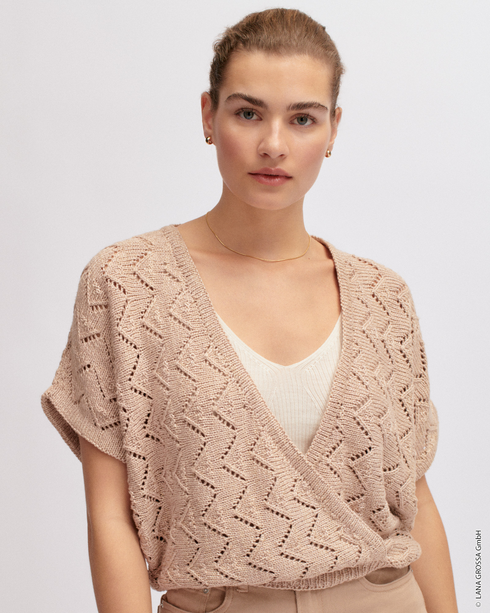 Strickset Wickeltop Aus Linarte Von Lana Grossa 3 Strickset Wickeltop Aus Linarte Von Lana Grossa – Bild 3