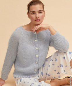 Strickset Raglanjacke aus Silkhair von Lana Grossa