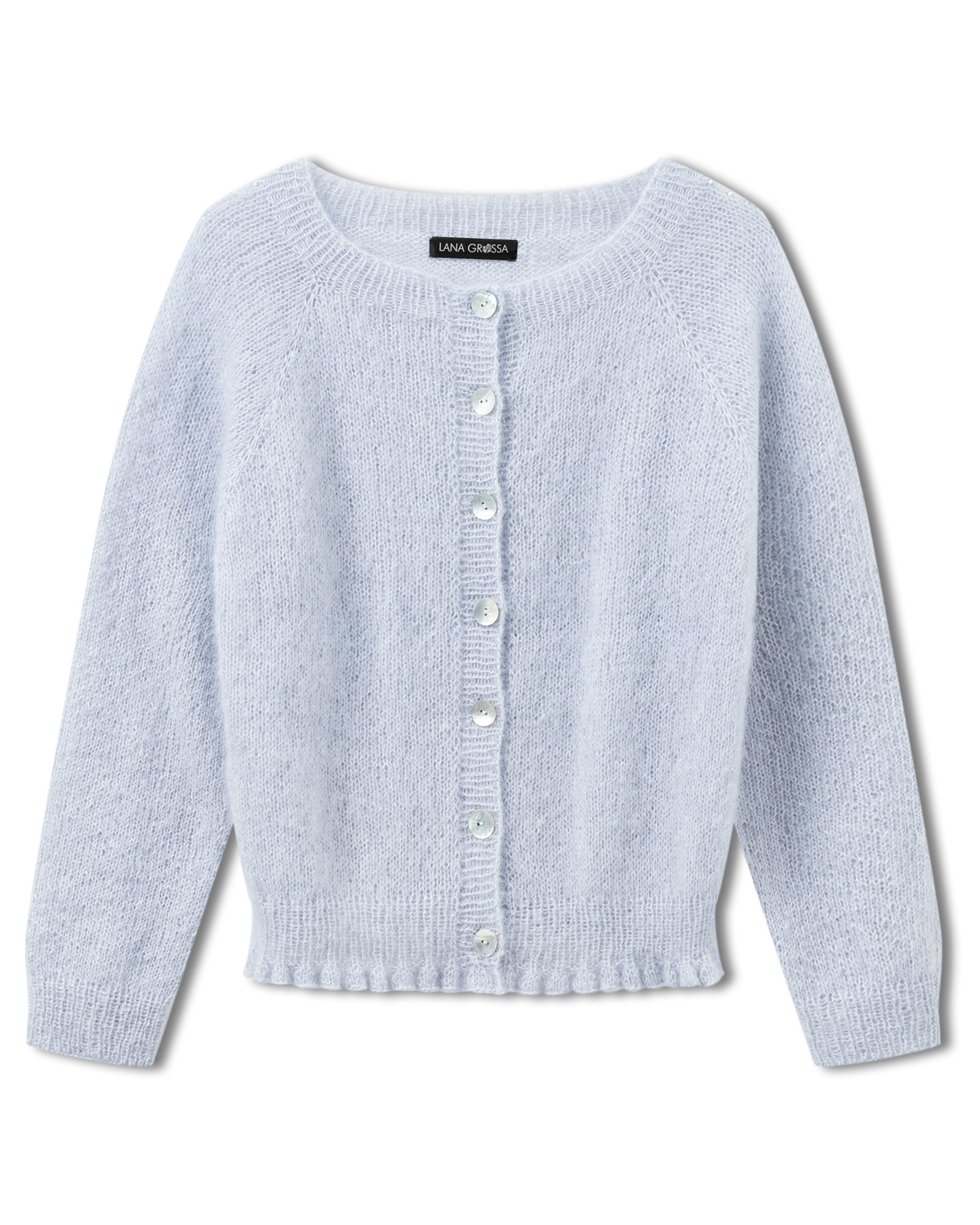 Strickset Raglanjacke Aus Silkhair Von Lana Grossa 2 Strickset Raglanjacke Aus Silkhair Von Lana Grossa – Bild 2