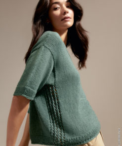 Strickset Kastenshirt Mit Ajour Detail Aus Alta Moda Cotolana Von Lana Grossa 5 Fs2023 Classici 24 Lana Grossa 9230224 M5 Mf3