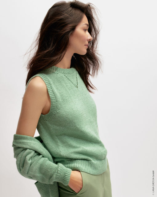 Strickset Twinset Top Aus Linarte Von Lana Grossa