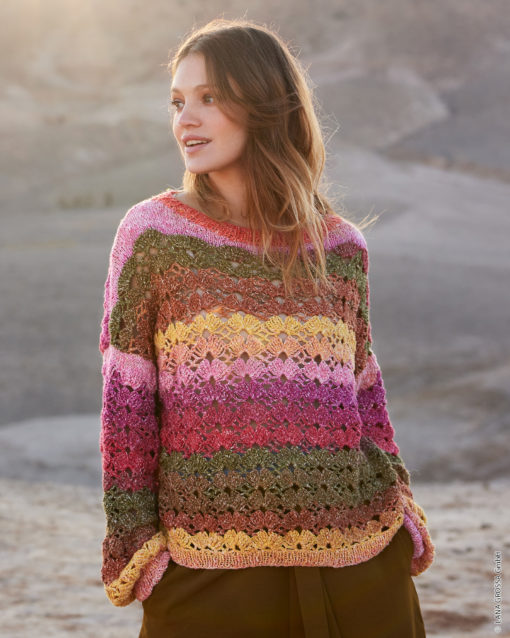 Strickset Häkelpullover Aus Gomitolo Collina Von Lana Grossa