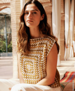 Quadratisches Top Mit U-Boot-Ausschnitt - Ecopuno