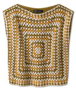 Strickset Quadratisches Top Mit U-Boot-Ausschnitt Aus Ecopuno Von Lana Grossa 6 Fs2023 Haekeln 05 Lana Grossa 9231310 M17 Mf2