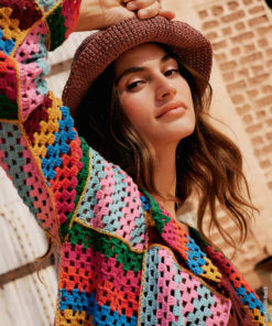 Strickset Cardigan Aus Bunten Quadratischen Motiven Aus Elastico Von Lana Grossa 6 Fs2023 Haekeln 05 Lana Grossa 9231310 M18 Mf4