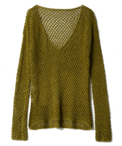 Strickset Pullover Im Lochmuster Aus Solo Lino Von Lana Grossa 3 Strickset Pullover Im Lochmuster Aus Solo Lino Von Lana Grossa – Bild 2