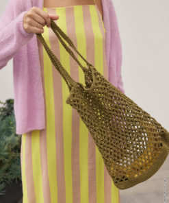 Strickset Netztasche aus The Core von Lana Grossa