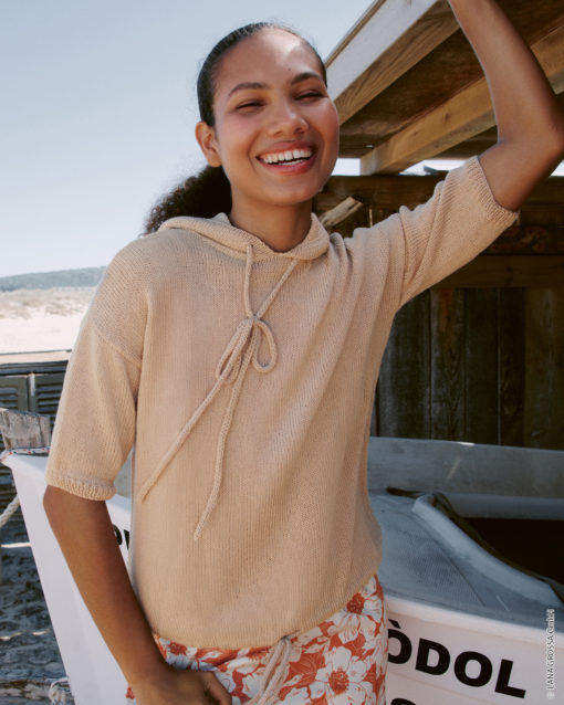 Hoodie Mit Kordelzug - Cotton Wool