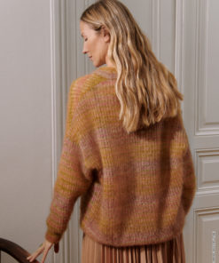 Strickset Patent-Jacke Aus Silkhair Print Von Lana Grossa 5 Fs2023 Lookbook 14 Lana Grossa 9231014 M10 Mf3