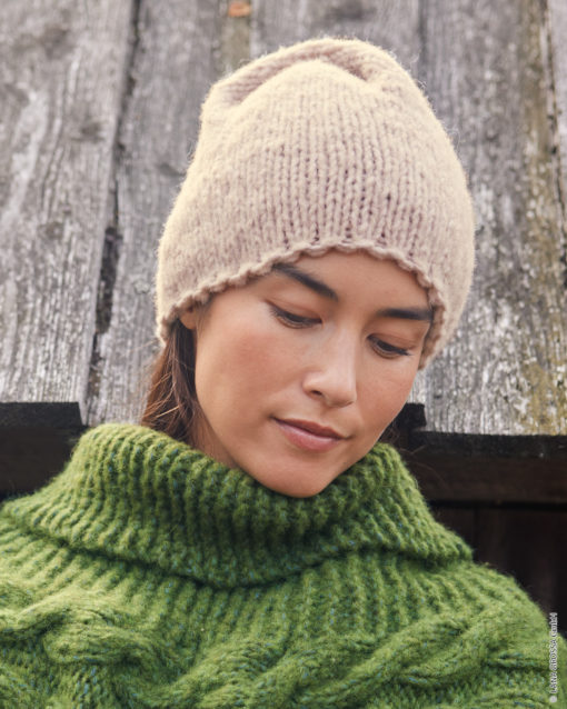 Strickset Mütze Glatt Rechts Aus Ecopuno Chunky Von Lana Grossa