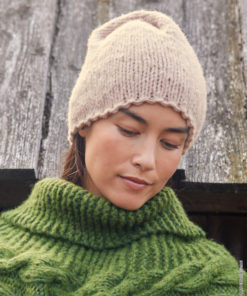 Strickset Mütze Glatt Rechts aus Ecopuno Chunky von Lana Grossa