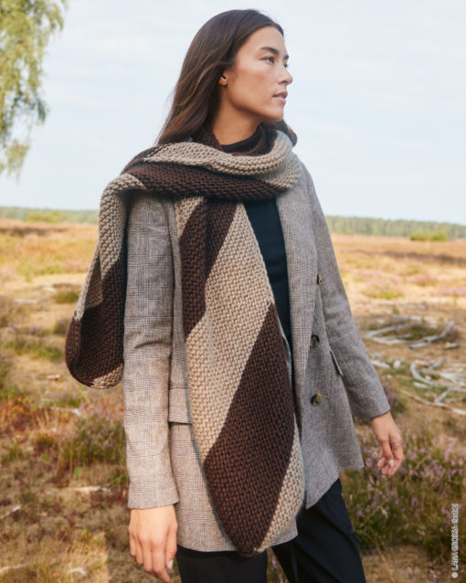 Strickset Schal Kraus Rechts Aus Per Lei Gots Von Lana Grossa